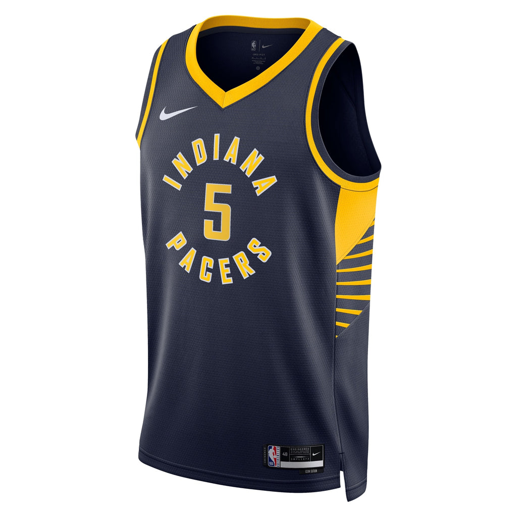 Jarace Walker Indiana Pacers Icon Edition Swingman Jersey - Navy - Unisex product image 3, provided for visual reference and