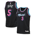 Nikola Jović Miami Heat 2025/26 City Edition Swingman Jersey - Black - Youth product image 1, provided for visual reference
