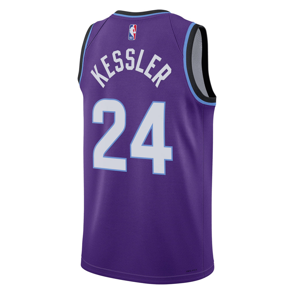Walker Kessler Utah Jazz Icon Edition Replica Swingman Jersey - Purple - Youth product image 4, provided for visual
