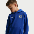 Nike Chelsea FC Club Big Kids' (Boys') Soccer Pullover Hoodie product image 1, provided for visual reference and product