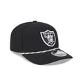 New Era Youth Las Vegas Raiders Multi-Rope 9SEVENTY Stretch-Snap Hat- Black product image 1, provided for visual reference
