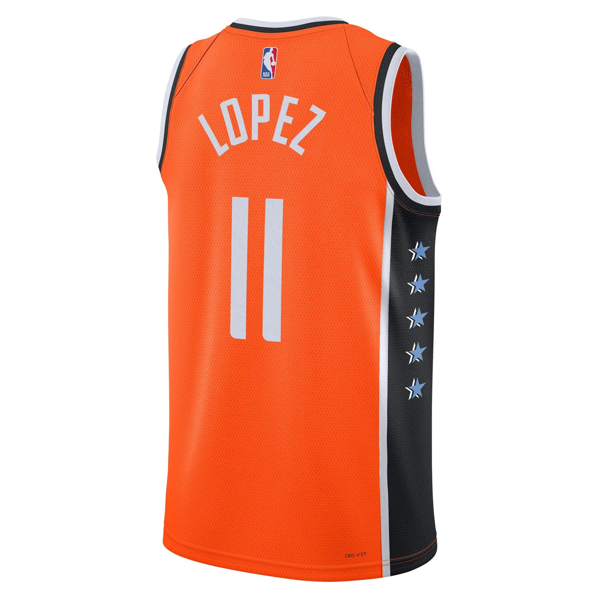 Brook Lopez Los Angeles Clippers 2025/26 City Edition Swingman Jersey - Orange - Unisex product image 4, provided for visual