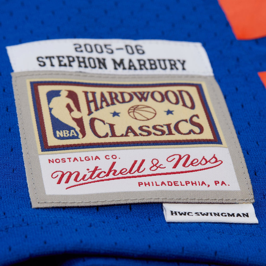Stephon Marbury New York Knicks 2005/06 Hardwood Classics Swingman Jersey - Mens product image 7, provided for visual