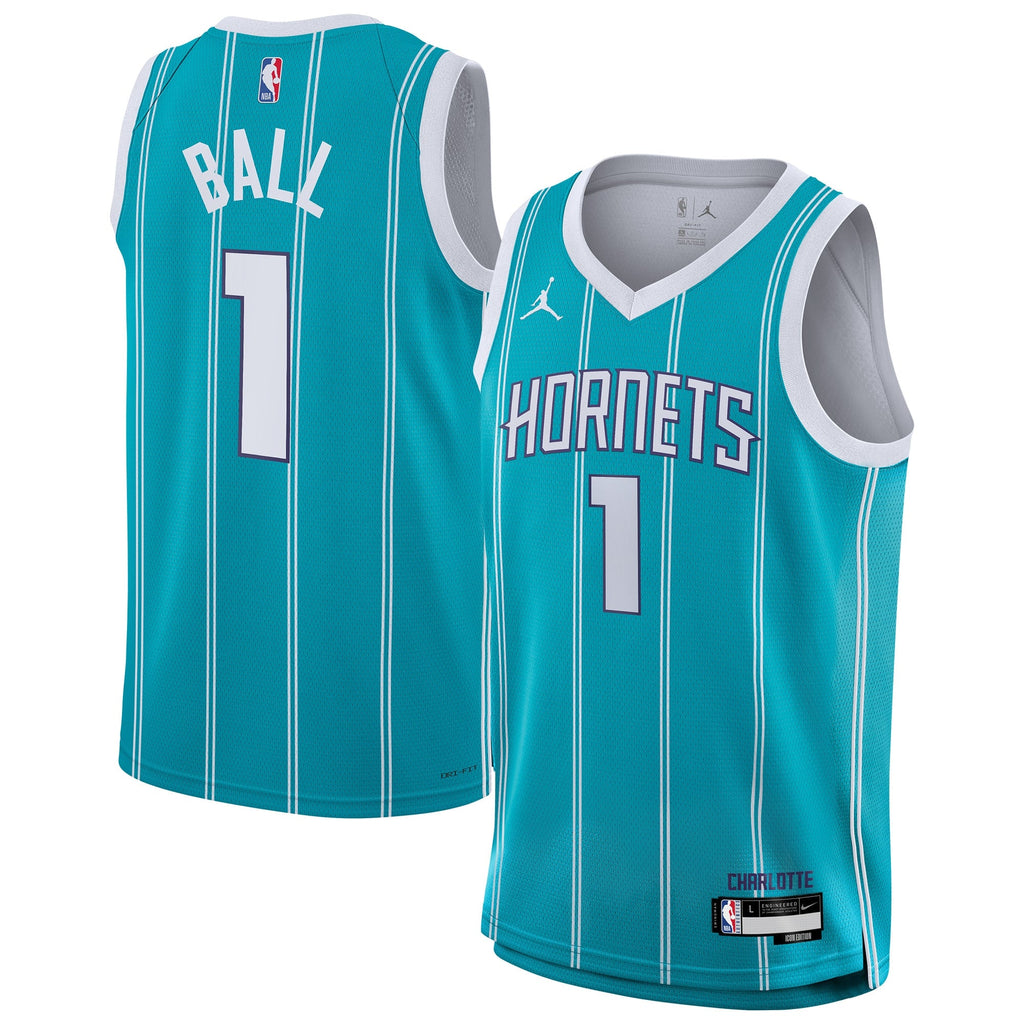 LaMelo Ball Charlotte Hornets Swingman Icon Jersey - Youth product image 2, provided for visual reference and product detail
