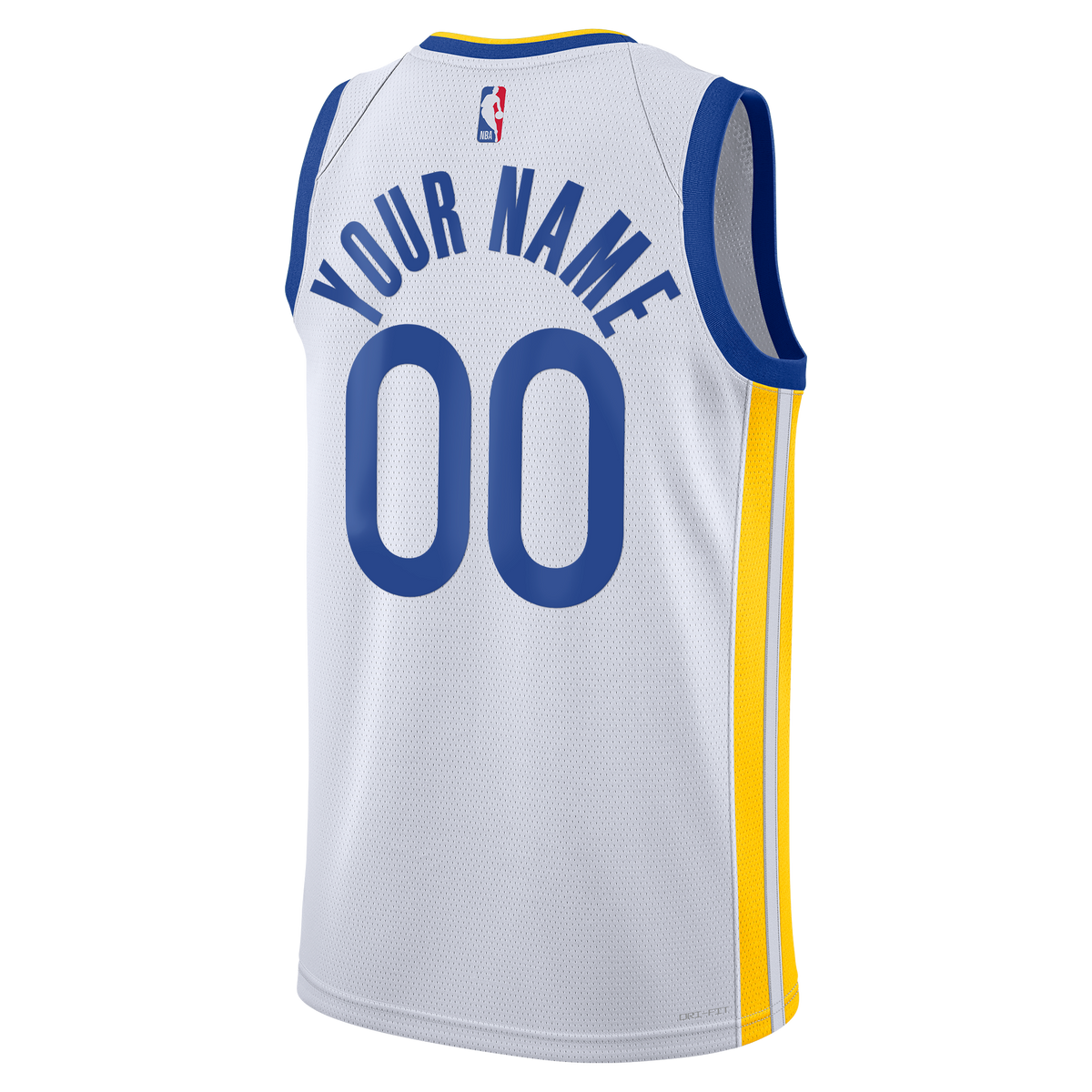 Golden State Warriors Swingman Association Jersey - Youth product image 4, provided for visual reference and product detail