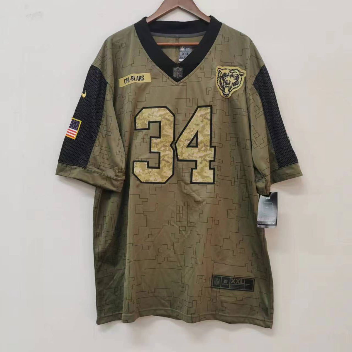 Walter Payton Chicago Bears military salute to service product image 3
