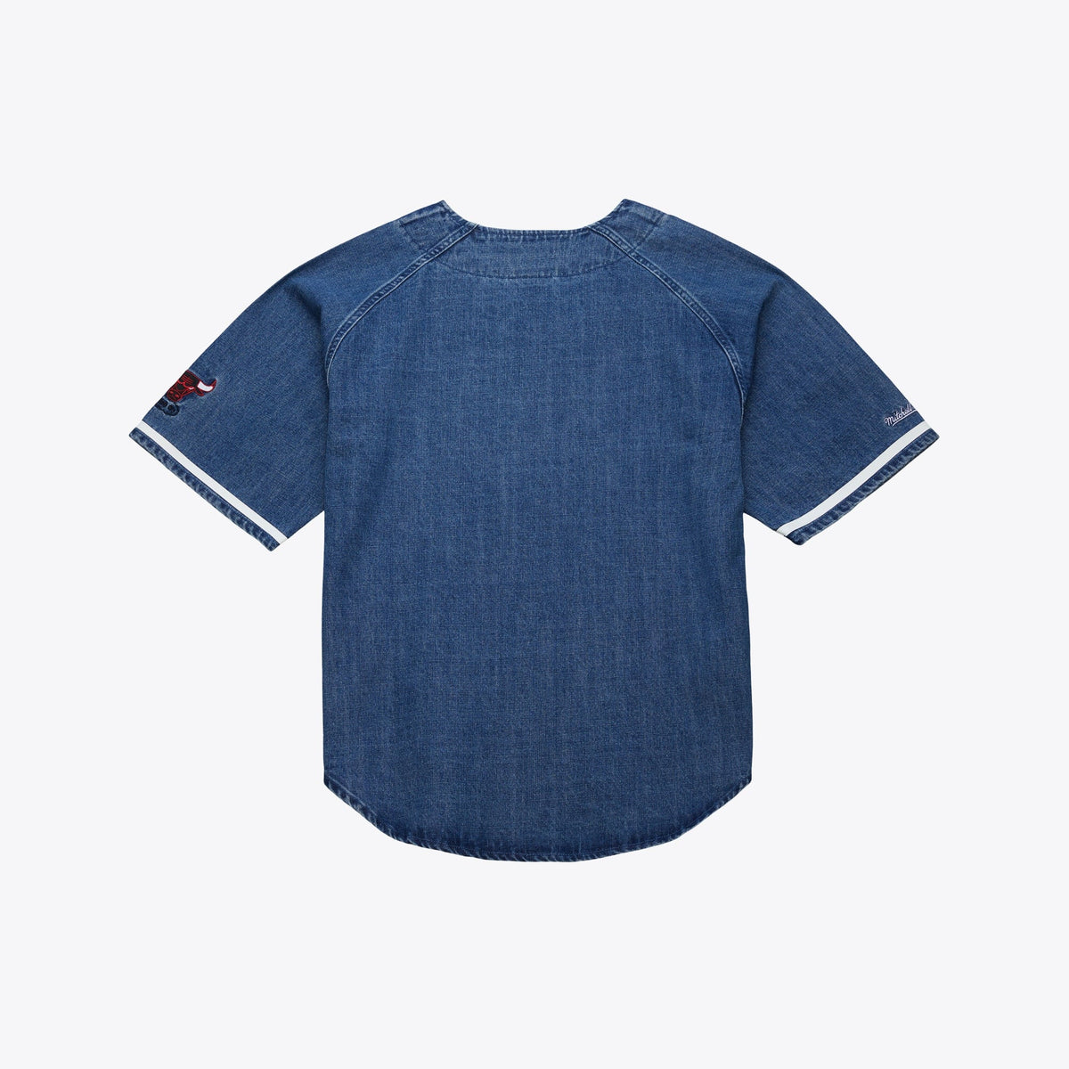 Chicago Bulls Summer Breeze Baseball Jersey - Blue - Mens product image 3, provided for visual reference and product detail