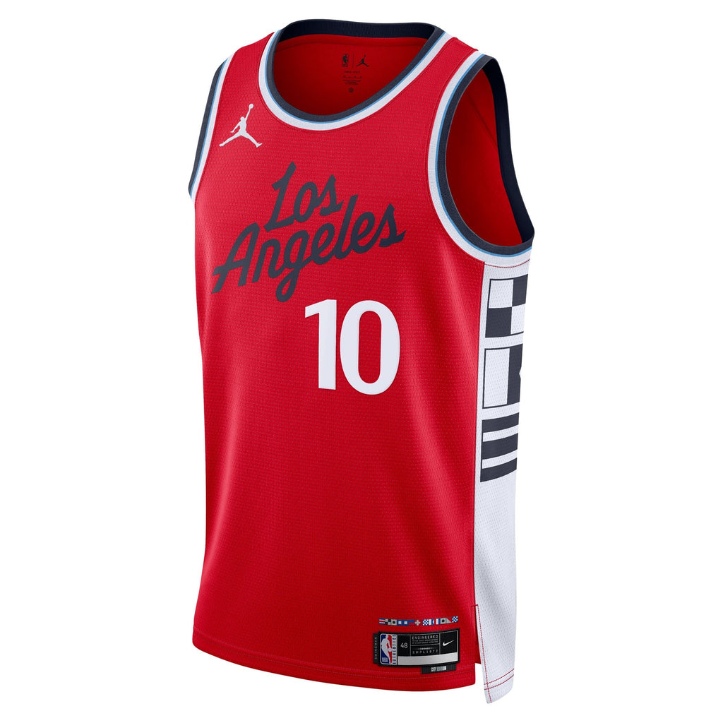 Darius Garland Los Angeles Clippers 2024/25 Statement Edition Swingman Jersey - Red - Unisex product image 3, provided for