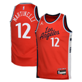 Nick Martinelli Los Angeles Clippers Statement Edition Swingman Jersey - Red - Youth product image 1, provided for visual