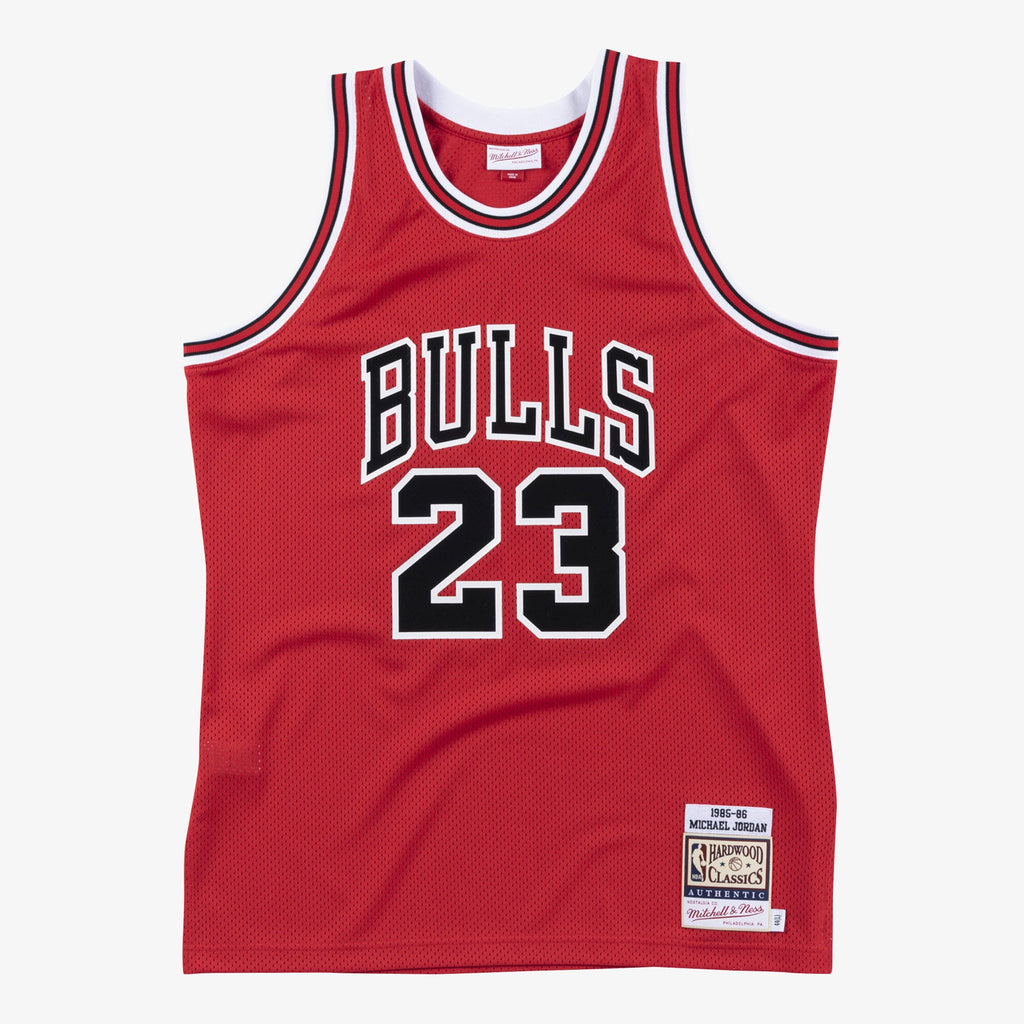 Michael Jordan Chicago Bulls 1985-86 Authentic Jersey product image 1, provided for visual reference and product detail