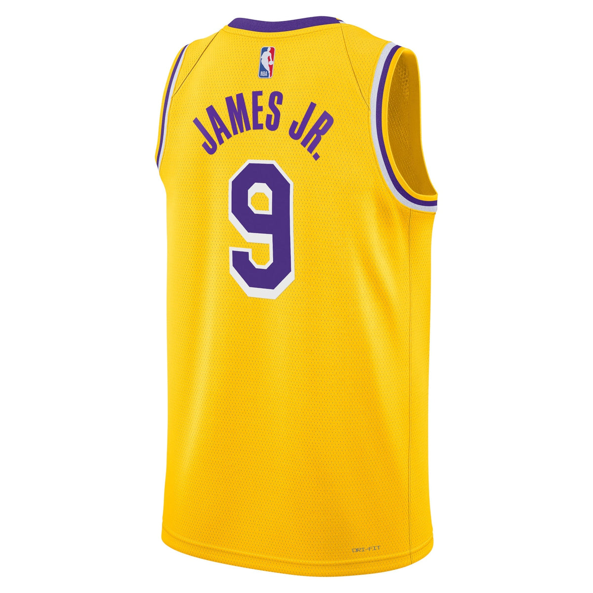 Bronny James Los Angeles Lakers Swingman Icon Jersey - Gold - Unisex product image 4, provided for visual reference and
