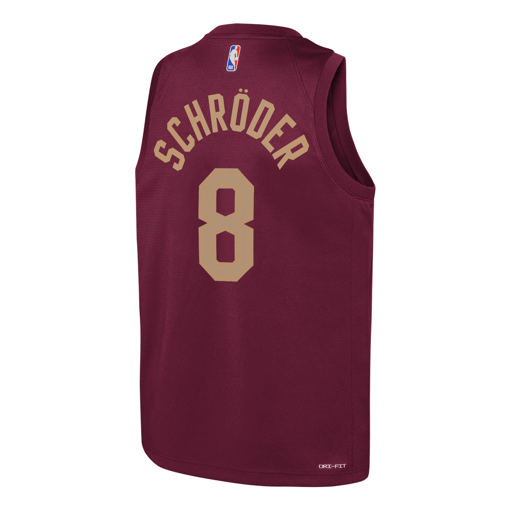 Dennis Schröder Cleveland Cavaliers Icon Edition Swingman Jersey - Wine - Youth product image 4, provided for visual
