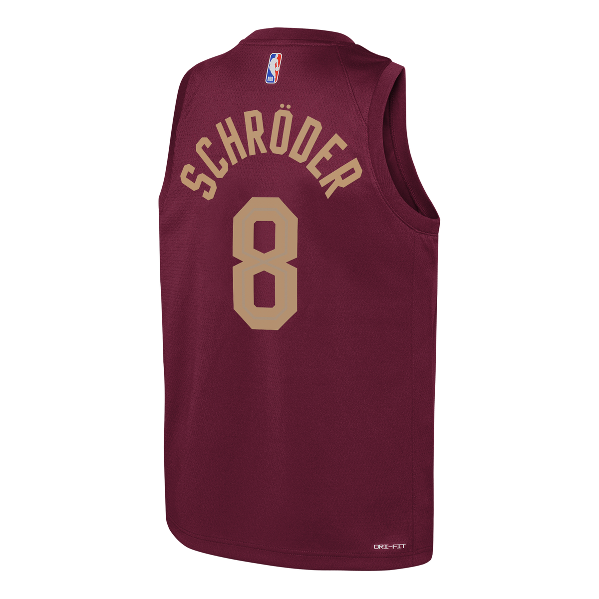 Dennis Schröder Cleveland Cavaliers Icon Edition Swingman Jersey - Wine - Youth product image 4, provided for visual