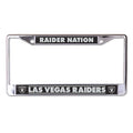 Las Vegas Raiders Metal License Plate Frame product image 1, provided for visual reference and product detail review