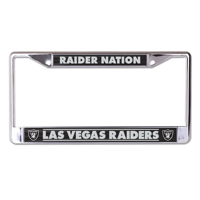 Las Vegas Raiders Metal License Plate Frame product image 1, provided for visual reference and product detail review