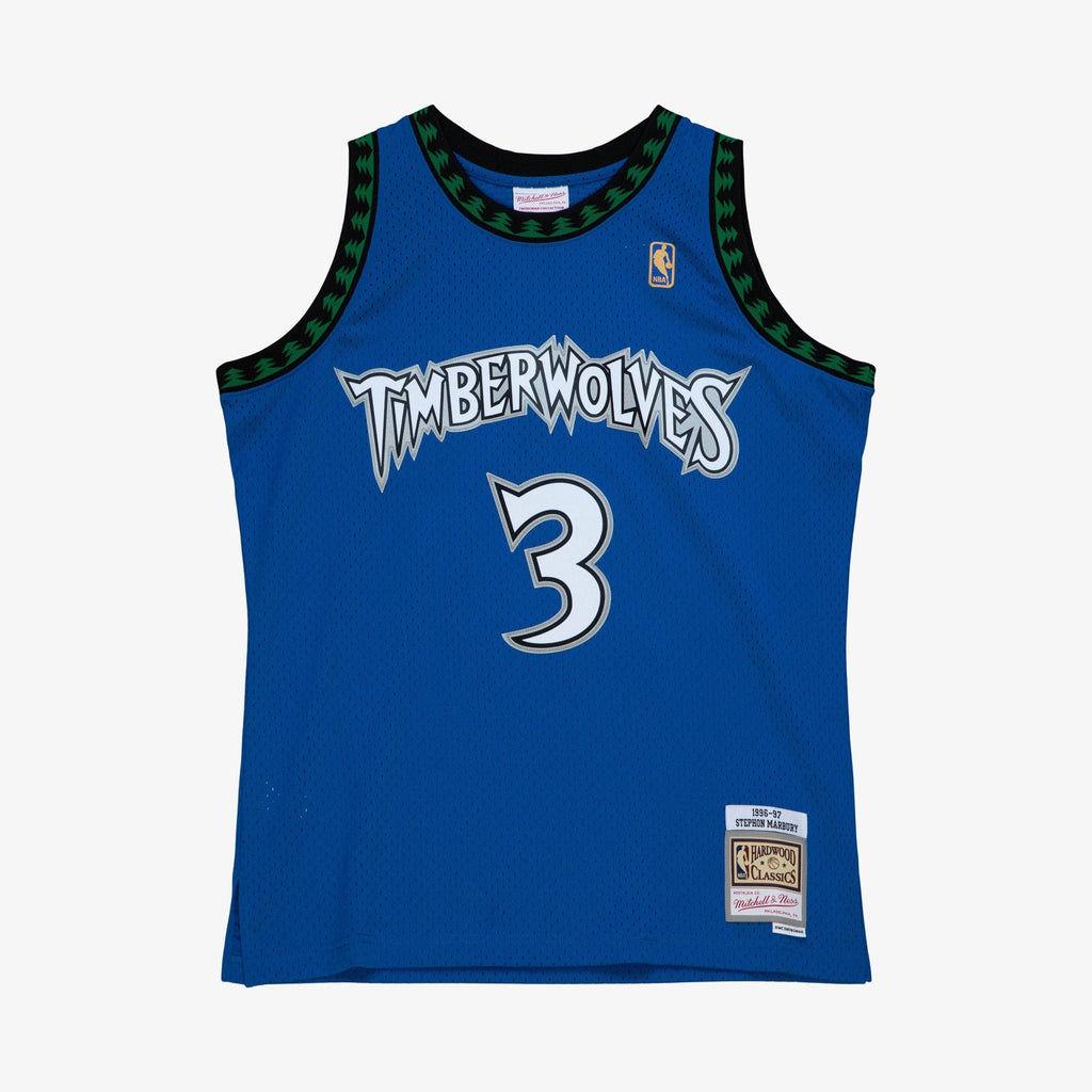 Stephon Marbury Minnesota Timberwolves Swingman Alternate Jersey - Mens product image 3, provided for visual reference and
