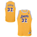 Magic Johnson Los Angeles Lakers 1984-85 Hardwood Classics Swingman Home Jersey - Light Gold - Youth product image 1,