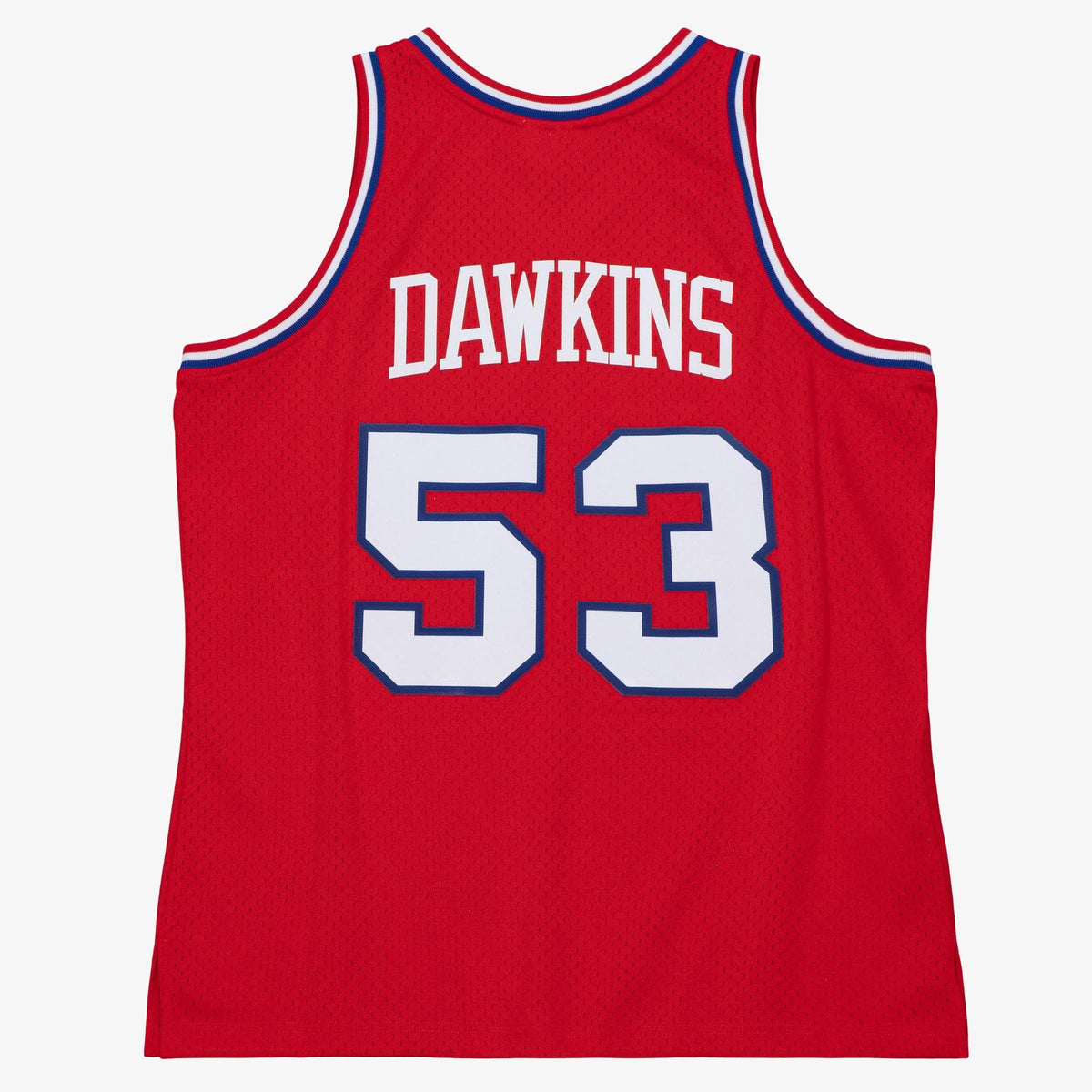 Darryl Dawkins Philadelphia 76ers 1979 Dark Authentic Jersey - University Red product image 4, provided for visual reference