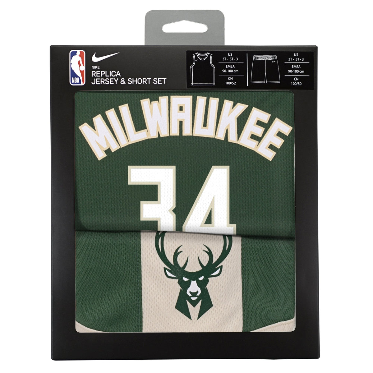 Giannis Antetokounmpo Milwaukee Bucks Replica Icon Jersey - Infant product image 7, provided for visual reference and