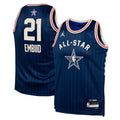 Joel Embiid Philadelphia 76ers 2024 All-Star Swingman Jersey - Navy - Youth product image 1, provided for visual reference