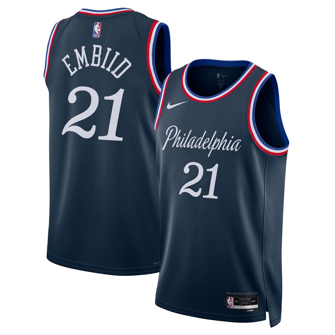 Philadelphia 76ers Joel Embiid Nike Unisex 2025/26 Swingman product image 1