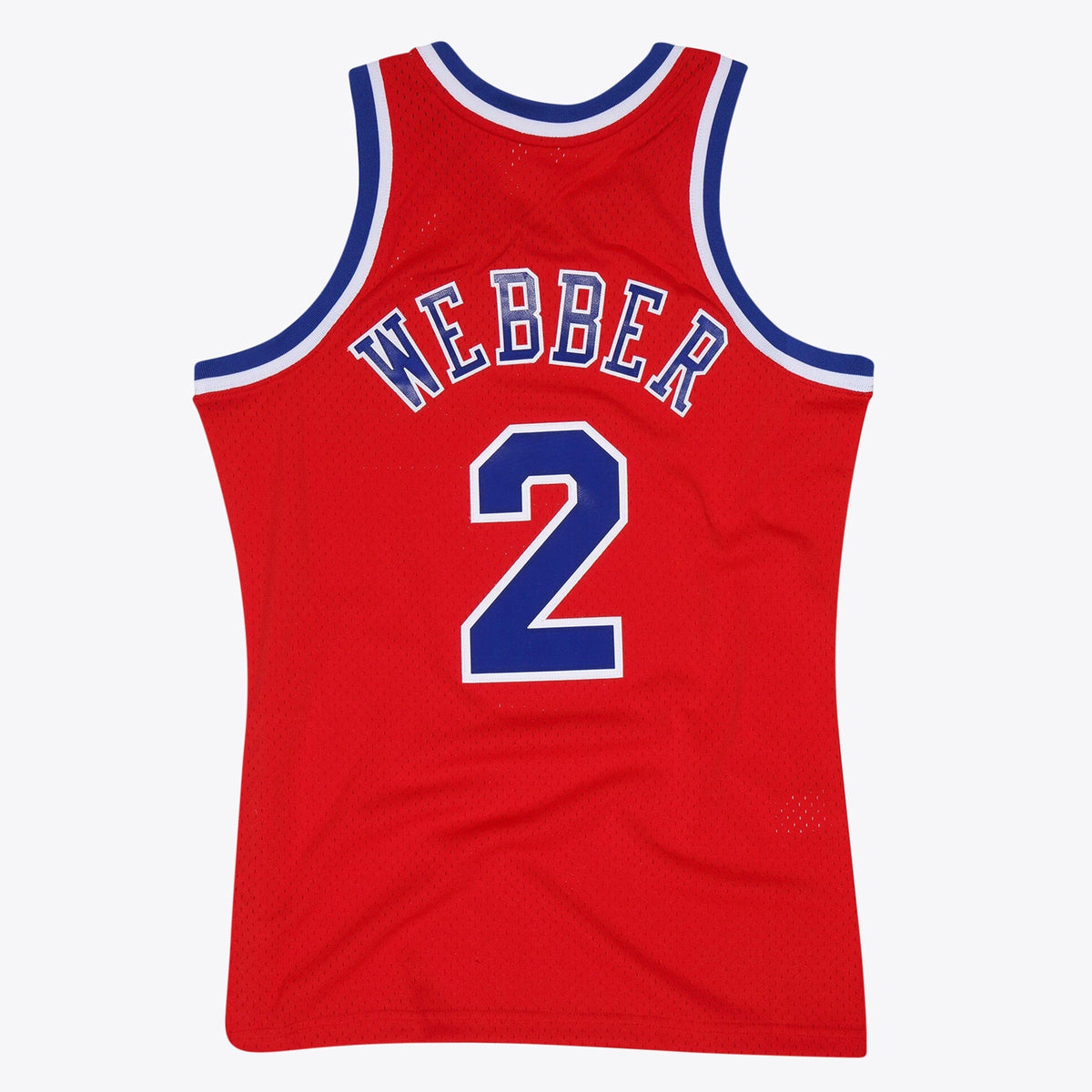 Chris Webber Washington Bullets 1994 Hardwood Classics Swingman Road Jersey - Scarlett - Mens product image 1, provided for