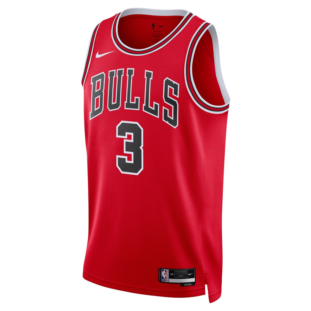Josh Giddey Chicago Bulls Icon Edition Swingman Jersey - Red - Unisex product image 3, provided for visual reference and