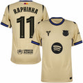 25/26 FC Barcelona Away Raphinha 11 Jersey product image 1, provided for visual reference and product detail review