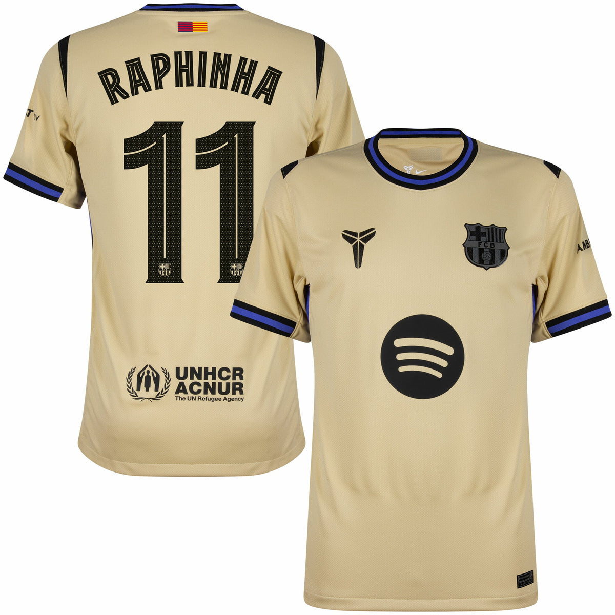 25/26 FC Barcelona Away Raphinha 11 Jersey product image 1, provided for visual reference and product detail review
