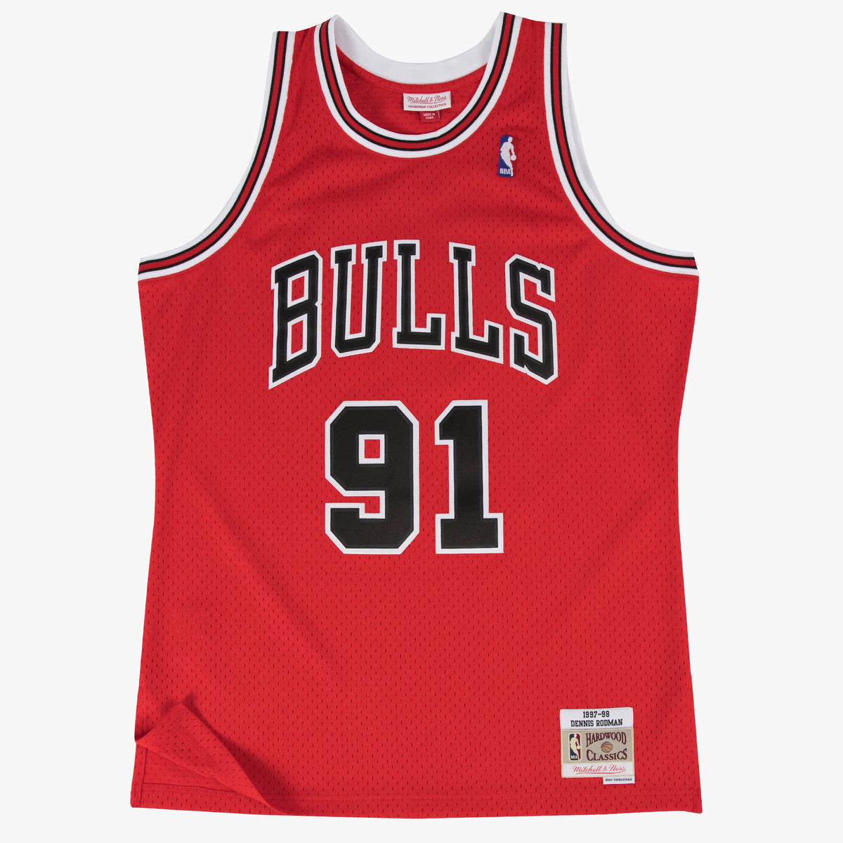 Dennis Rodman Chicago Bulls 1997-98 Swingman Road Jersey product image 2, provided for visual reference and product detail