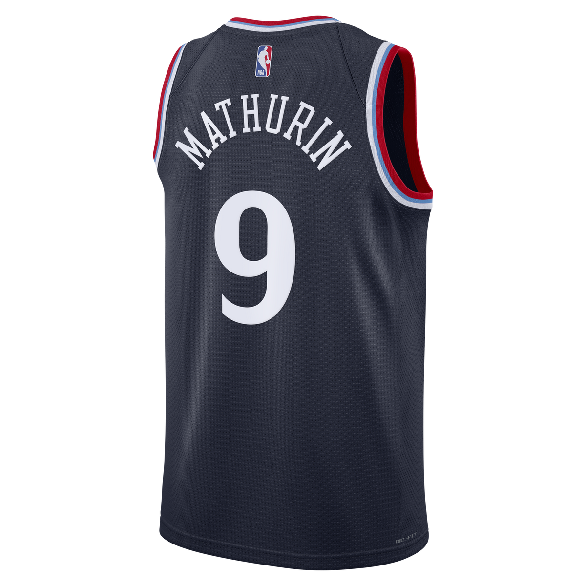 Bennedict Mathurin Los Angeles Clippers Icon Edition Replica Swingman Jersey - Navy - Youth product image 4, provided for