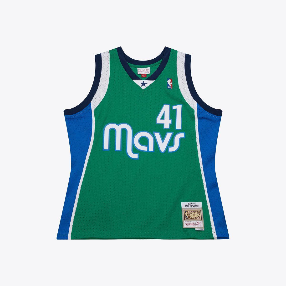 Dirk Nowitzki Dallas Mavericks 2004 Swingman Jersey product image 2, provided for visual reference and product detail review