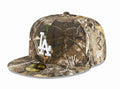 New Era Los Angeles Dodgers Real Tree On White 59Fifty Fitted product image 1, provided for visual reference and product