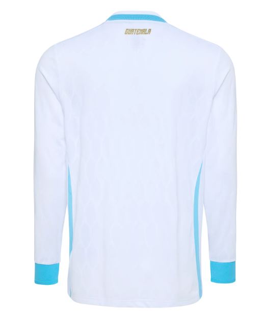 Umbro Men Guatemala Authentic Home Long Sleeve Jersey 26/27 product image 2, provided for visual reference and product
