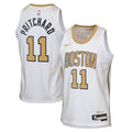 Payton Pritchard Boston Celtics 2025/26 City Edition Swingman Jersey - White - Youth product image 1, provided for visual