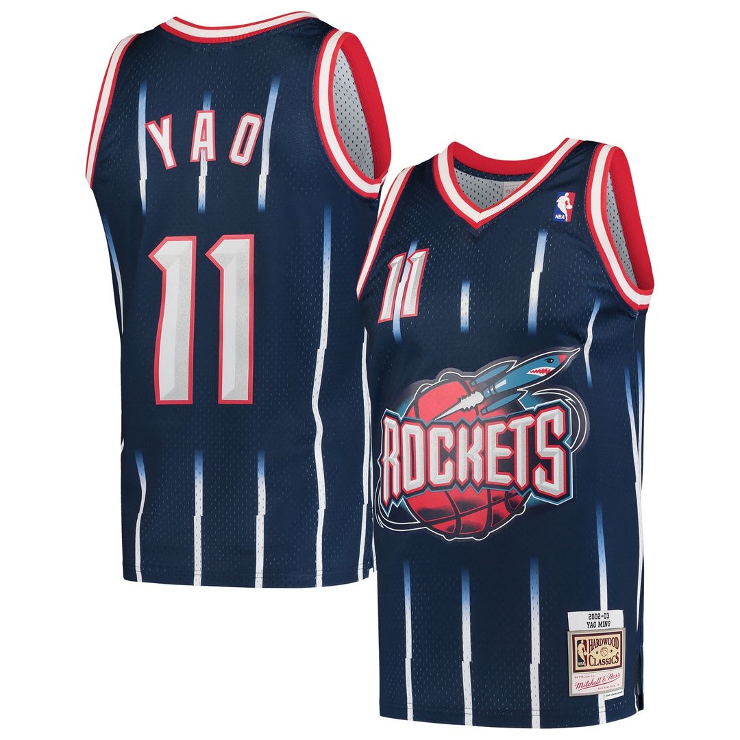 Houston Rockets Yao Ming Mitchell & Ness 2002/03 Hardwood product image 1
