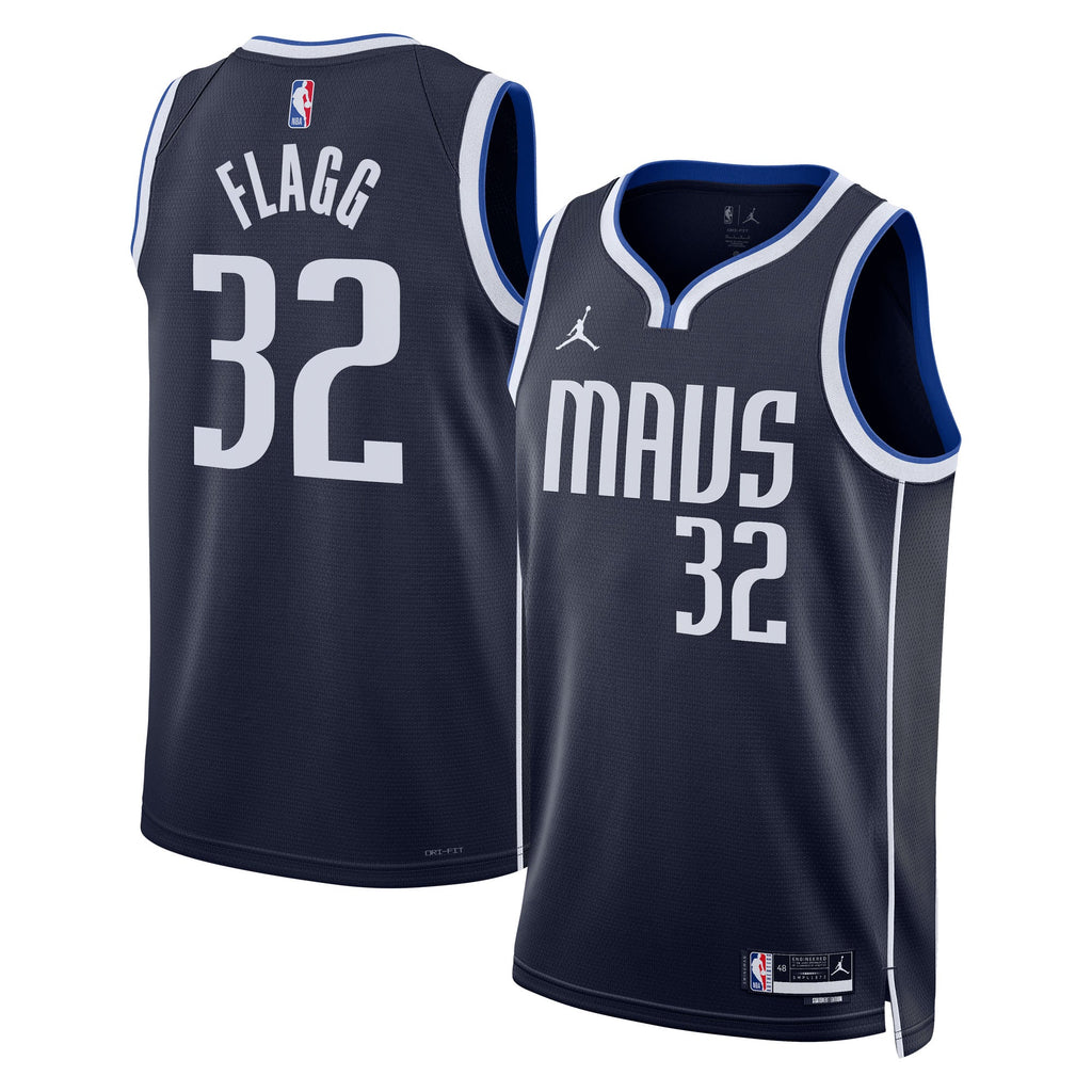 Cooper Flagg Dallas Mavericks 2025 Statement Edition Swingman Jersey - Navy - Unisex product image 2, provided for visual