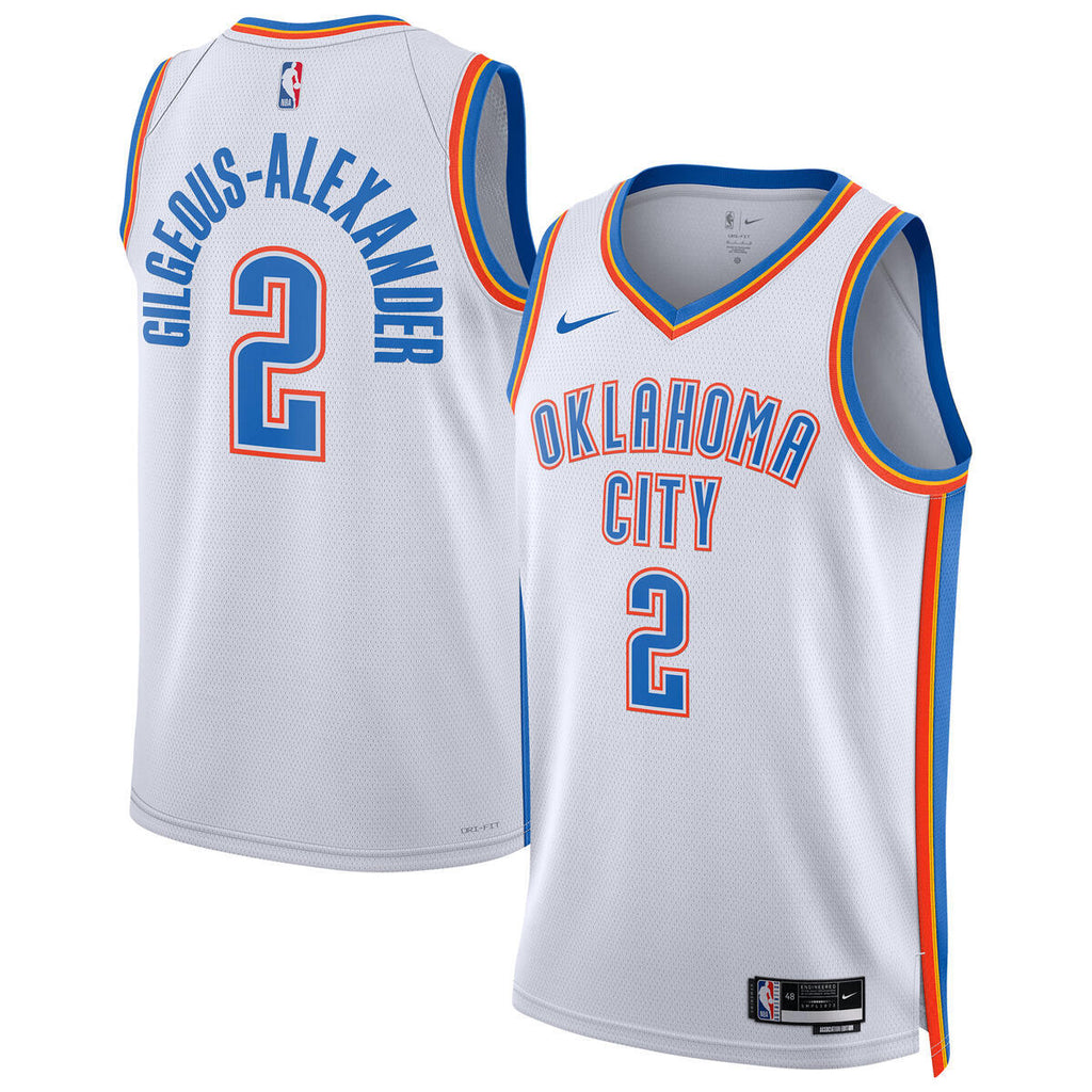 Shai Gilgeous-Alexander Oklahoma City Thunder Swingman Association Jersey - Unisex product image 2, provided for visual