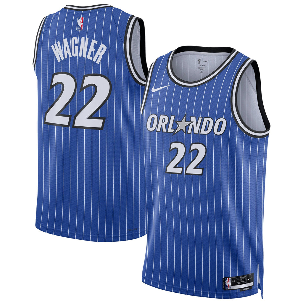 Moritz Wagner Orlando Magic Replica Swingman Icon Jersey - Unisex product image 1, provided for visual reference and product