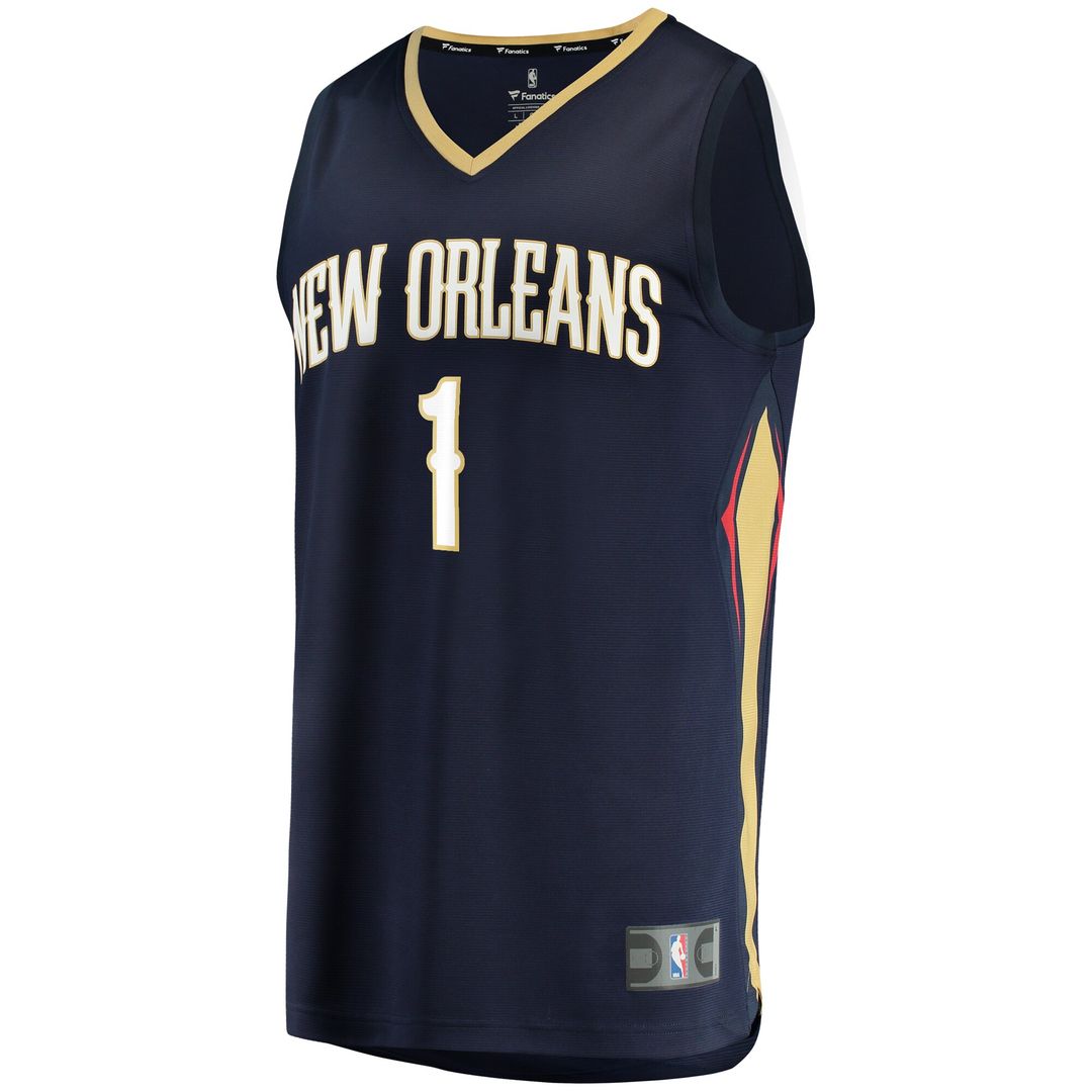 New Orleans Pelicans Zion Williamson Fanatics Replica Fast product image 11