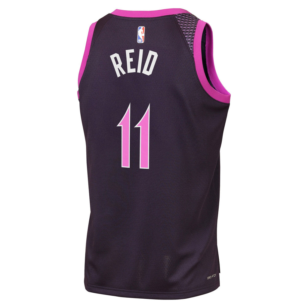 Naz Reid Minnesota Timberwolves 2025/26 City Edition Swingman Jersey - Black - Youth product image 4, provided for visual