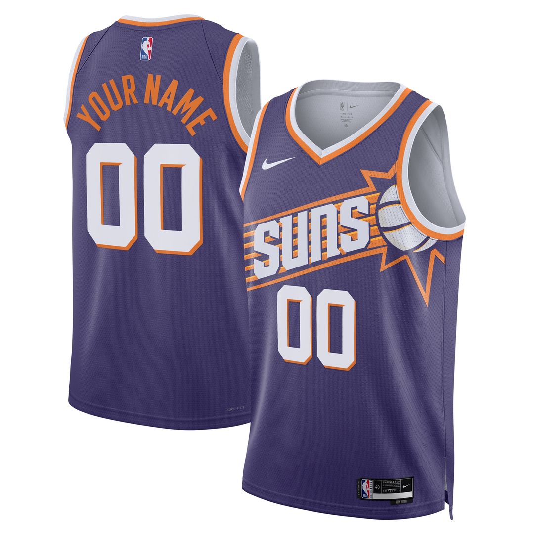 Phoenix Suns Nike Unisex Swingman Custom Jersey - Purple product image 1