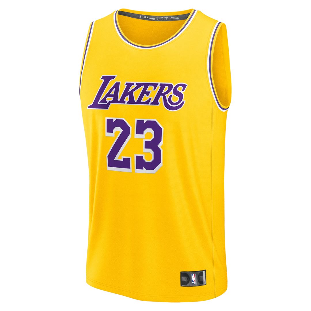 Los Angeles Lakers LeBron James Fanatics Fast Break Replica product image 2