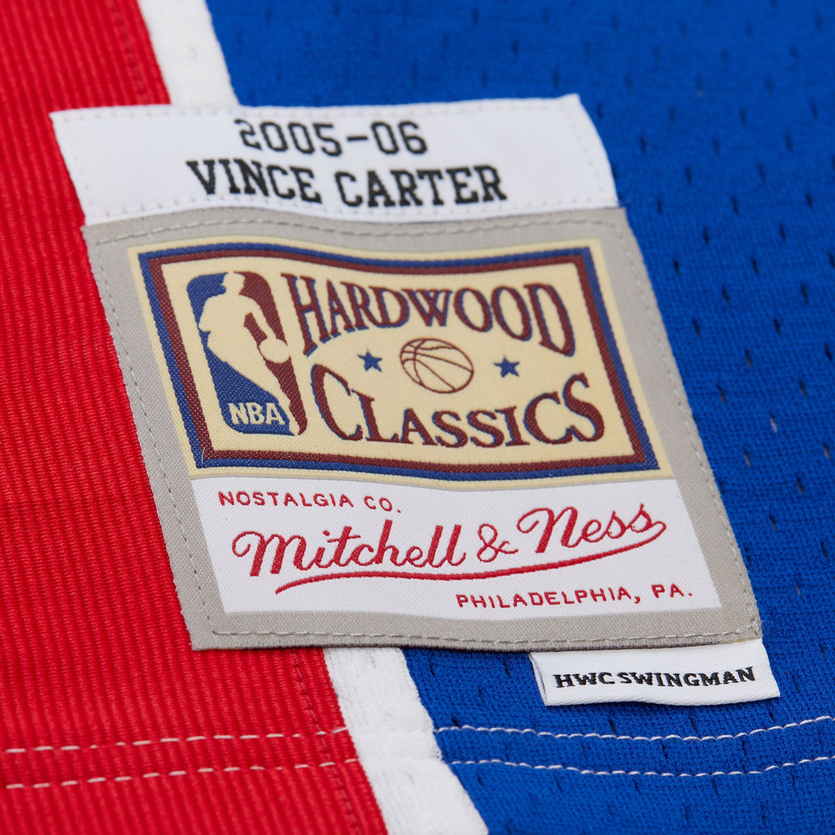 Vince Carter New Jersey Nets Swingman Jersey - Mens product image 5, provided for visual reference and product detail review