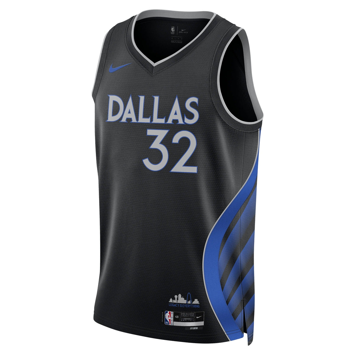 Cooper Flagg Dallas Mavericks 2025/26 City Edition Swingman Jersey - Black - Unisex product image 3, provided for visual