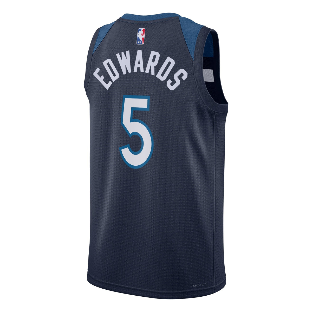 Anthony Edwards Minnesota Timberwolves Icon Edition Swingman Jersey - Navy - Unisex product image 4, provided for visual