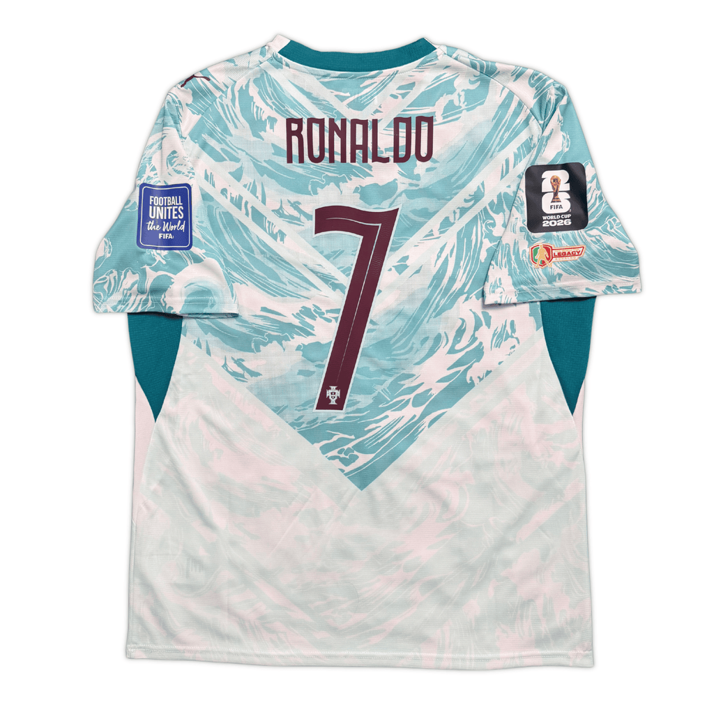 2026 WORLD CUP PORTUGAL AWAY Rof32 RONALDO JERSEY product image 1, provided for visual reference and product detail review