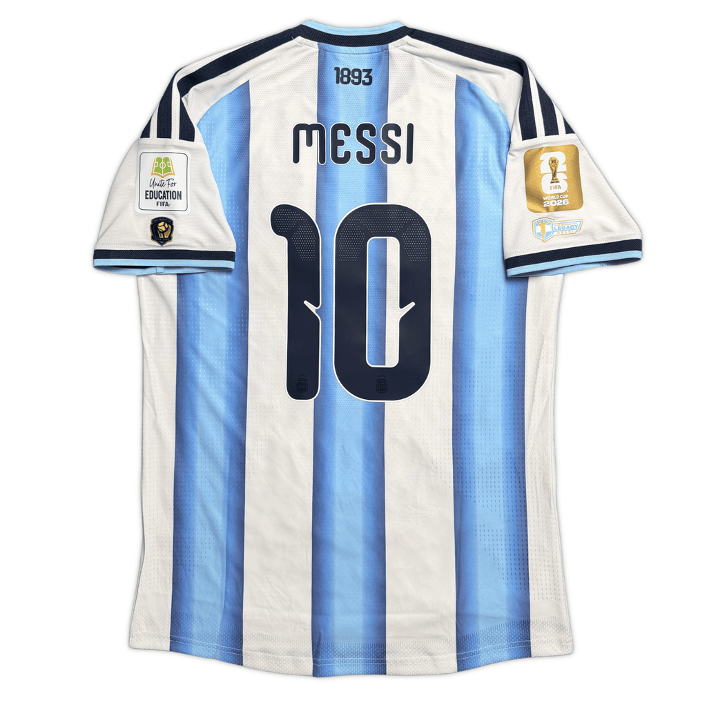 2026 ARGENTINA HOME 'Rof16' MESSI AUTHENTIC JERSEY product image 1, provided for visual reference and product detail review