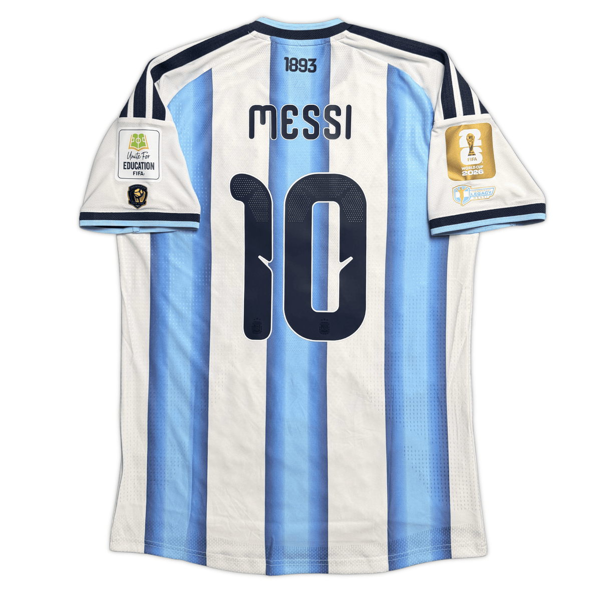 2026 ARGENTINA HOME 'Rof16' MESSI AUTHENTIC JERSEY product image 1, provided for visual reference and product detail review