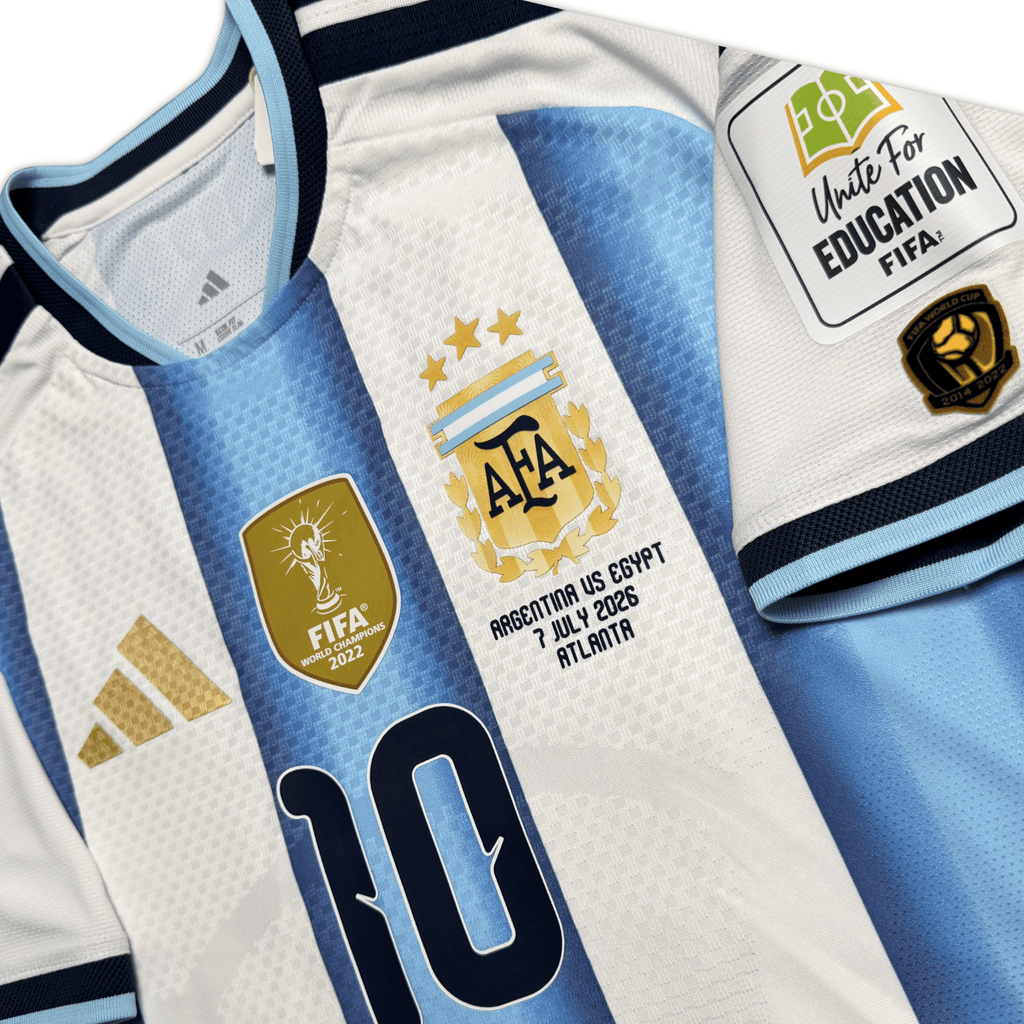 2026 ARGENTINA HOME 'Rof16' MESSI AUTHENTIC JERSEY product image 3, provided for visual reference and product detail review